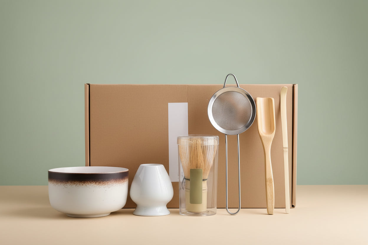 Ensemble à matcha de style japonais